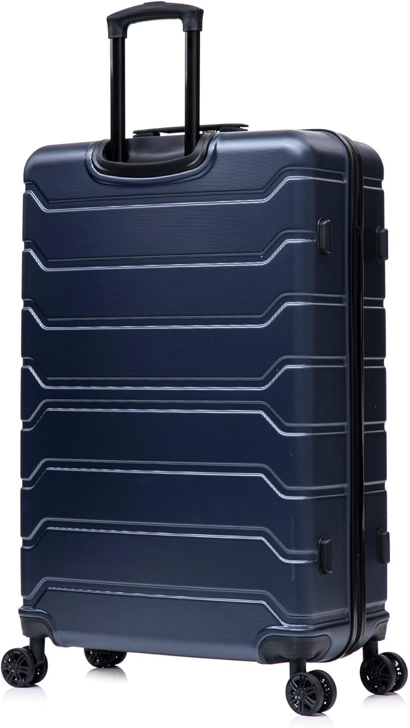 TREND Luggage with Spinner Wheels | Durable Lightweight Hardshell Suitcase, Travel bag with Handle and Trolley, 20-Inch Carry On Small Luggage | Orange