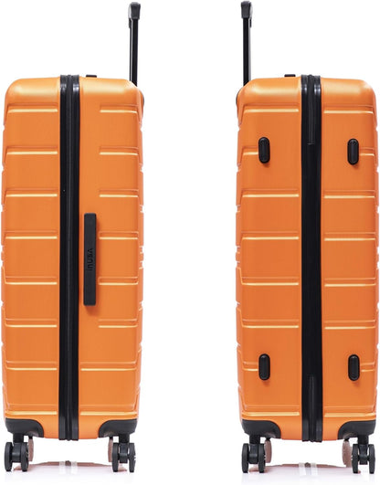 TREND Luggage with Spinner Wheels | Durable Lightweight Hardshell Suitcase, Travel bag with Handle and Trolley, 20-Inch Carry On Small Luggage | Orange