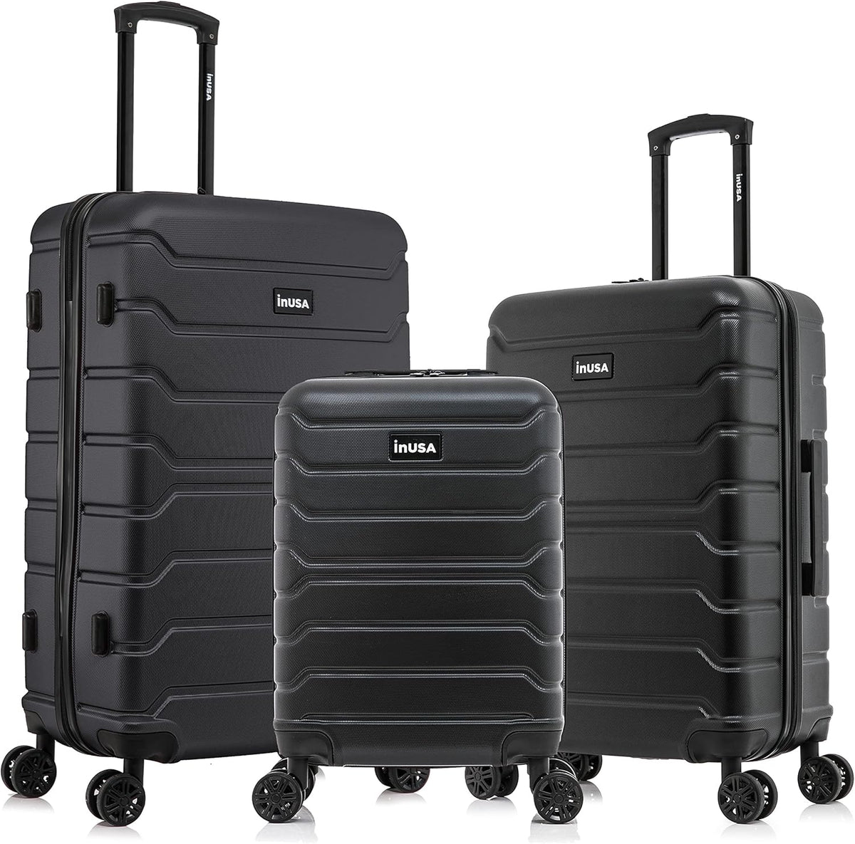 TREND Luggage with Spinner Wheels | Durable Lightweight Hardshell Suitcase, Travel bag with Handle and Trolley, 20-Inch Carry On Small Luggage | Orange