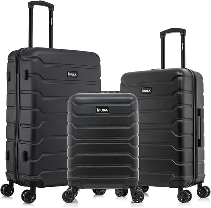 TREND Luggage with Spinner Wheels | Durable Lightweight Hardshell Suitcase, Travel bag with Handle and Trolley, 20-Inch Carry On Small Luggage | Orange