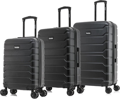 TREND Luggage with Spinner Wheels | Durable Lightweight Hardshell Suitcase, Travel bag with Handle and Trolley, 20-Inch Carry On Small Luggage | Orange