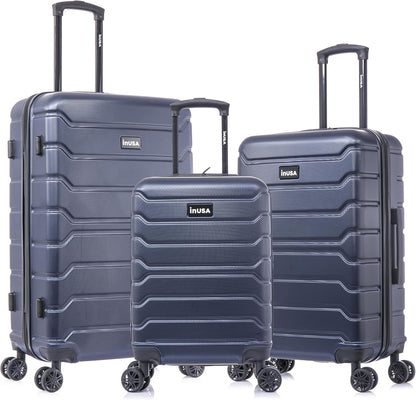 TREND Luggage with Spinner Wheels | Durable Lightweight Hardshell Suitcase, Travel bag with Handle and Trolley, 20-Inch Carry On Small Luggage | Orange