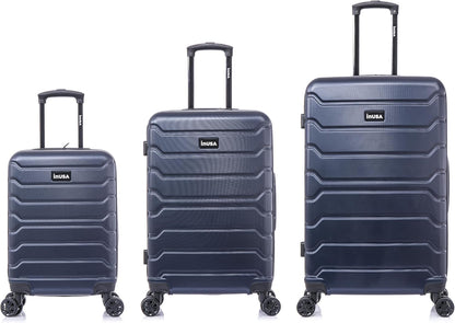 TREND Luggage with Spinner Wheels | Durable Lightweight Hardshell Suitcase, Travel bag with Handle and Trolley, 20-Inch Carry On Small Luggage | Orange