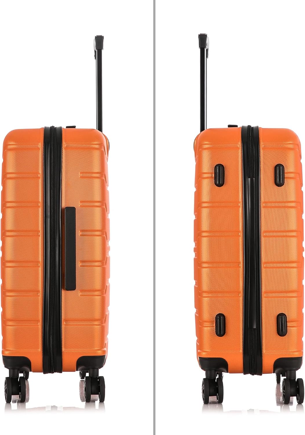 TREND Luggage with Spinner Wheels | Durable Lightweight Hardshell Suitcase, Travel bag with Handle and Trolley, 20-Inch Carry On Small Luggage | Orange