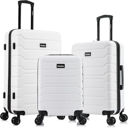 TREND Luggage with Spinner Wheels | Durable Lightweight Hardshell Suitcase, Travel bag with Handle and Trolley, 20-Inch Carry On Small Luggage | Orange