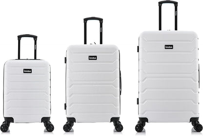 TREND Luggage with Spinner Wheels | Durable Lightweight Hardshell Suitcase, Travel bag with Handle and Trolley, 20-Inch Carry On Small Luggage | Orange