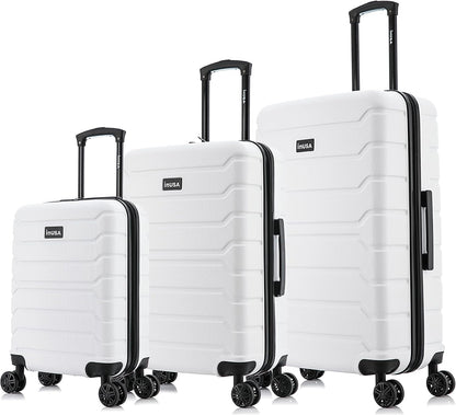 TREND Luggage with Spinner Wheels | Durable Lightweight Hardshell Suitcase, Travel bag with Handle and Trolley, 20-Inch Carry On Small Luggage | Orange
