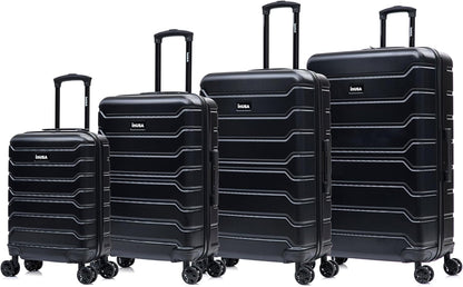 TREND Luggage with Spinner Wheels | Durable Lightweight Hardshell Suitcase, Travel bag with Handle and Trolley, 20-Inch Carry On Small Luggage | Orange