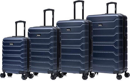 TREND Luggage with Spinner Wheels | Durable Lightweight Hardshell Suitcase, Travel bag with Handle and Trolley, 20-Inch Carry On Small Luggage | Orange