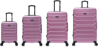 TREND Luggage with Spinner Wheels | Durable Lightweight Hardshell Suitcase, Travel bag with Handle and Trolley, 20-Inch Carry On Small Luggage | Orange