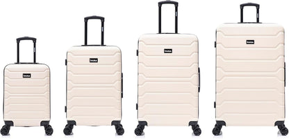 TREND Luggage with Spinner Wheels | Durable Lightweight Hardshell Suitcase, Travel bag with Handle and Trolley, 20-Inch Carry On Small Luggage | Orange