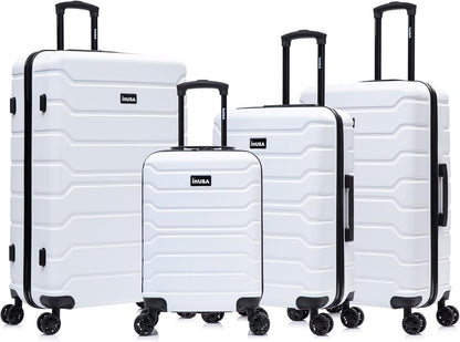 TREND Luggage with Spinner Wheels | Durable Lightweight Hardshell Suitcase, Travel bag with Handle and Trolley, 20-Inch Carry On Small Luggage | Orange