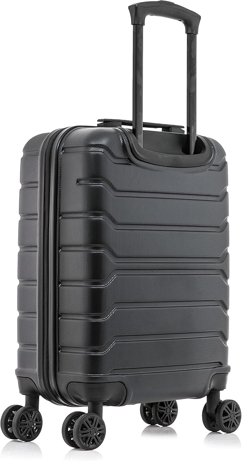 TREND Luggage with Spinner Wheels | Durable Lightweight Hardshell Suitcase, Travel bag with Handle and Trolley, 20-Inch Carry On Small Luggage | Orange