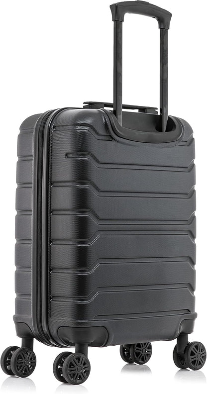TREND Luggage with Spinner Wheels | Durable Lightweight Hardshell Suitcase, Travel bag with Handle and Trolley, 20-Inch Carry On Small Luggage | Orange