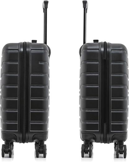TREND Luggage with Spinner Wheels | Durable Lightweight Hardshell Suitcase, Travel bag with Handle and Trolley, 20-Inch Carry On Small Luggage | Orange
