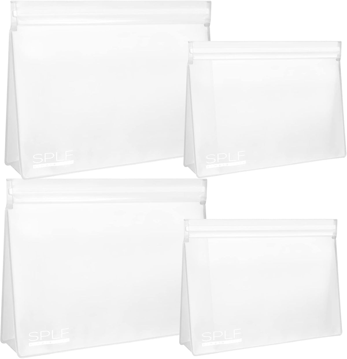 4 Pack Leakproof Clear Toiletry bags, TSA Approved Quart Size Zipper Bags, BPA Free Travel Makeup Cosmetic Bags for Women Men, Carry on Airport Airline Compliant Bags