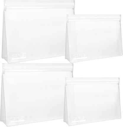 4 Pack Leakproof Clear Toiletry bags, TSA Approved Quart Size Zipper Bags, BPA Free Travel Makeup Cosmetic Bags for Women Men, Carry on Airport Airline Compliant Bags