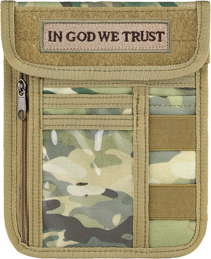 Travel Neck Wallet Tactical Passport Holder ID Card Organizer | Nylon Travel Phone Pouch