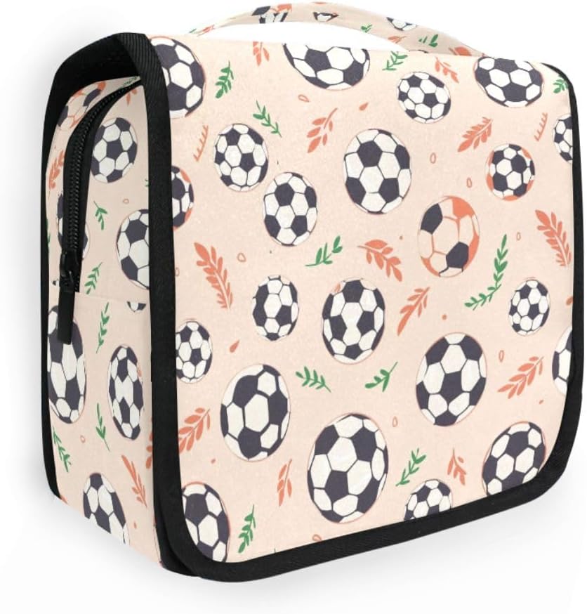 Hanging Travel Toiletry Bag Kit Makeup Case Cosmetics Organizer for Men Women (cow pattern)