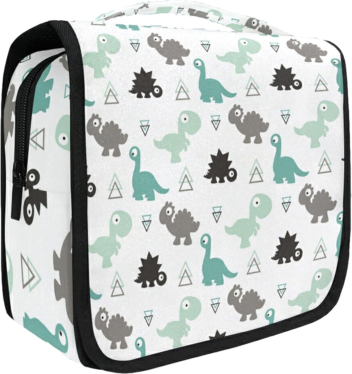 Hanging Travel Toiletry Bag Kit Makeup Case Cosmetics Organizer for Men Women (cow pattern)