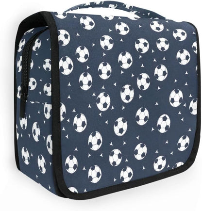 Hanging Travel Toiletry Bag Kit Makeup Case Cosmetics Organizer for Men Women (cow pattern)