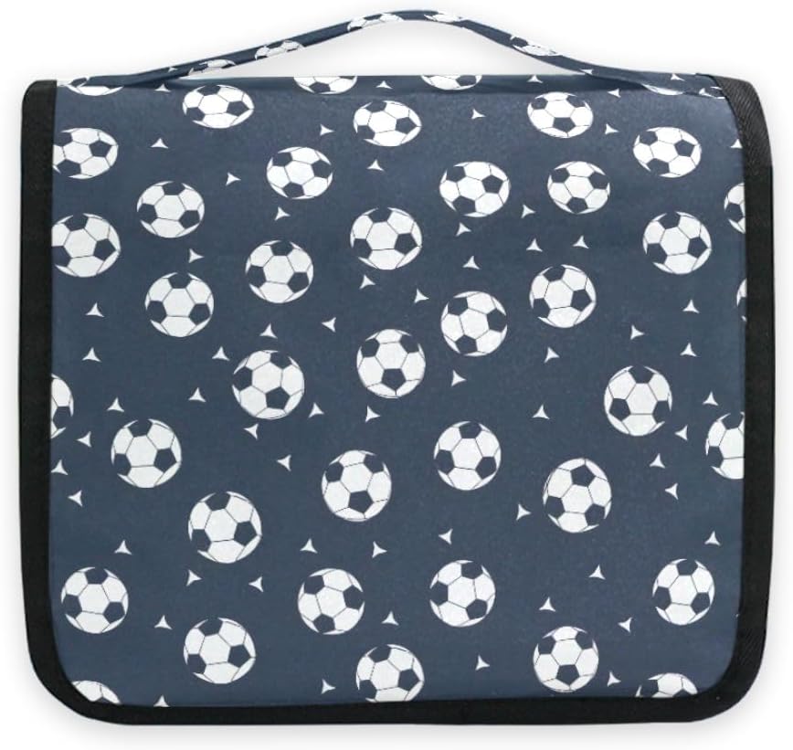 Hanging Travel Toiletry Bag Kit Makeup Case Cosmetics Organizer for Men Women (cow pattern)