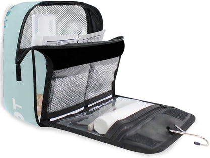 Hanging Travel Toiletry Bag Kit Makeup Case Cosmetics Organizer for Men Women (cow pattern)