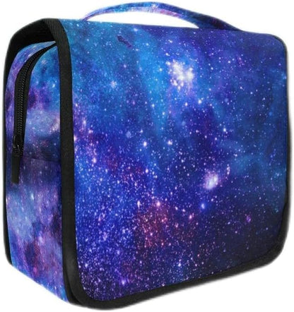 Hanging Travel Toiletry Bag Kit Makeup Case Cosmetics Organizer for Men Women (cow pattern)