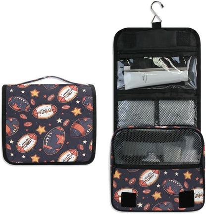 Hanging Travel Toiletry Bag Kit Makeup Case Cosmetics Organizer for Men Women (cow pattern)