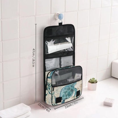 Hanging Travel Toiletry Bag Kit Makeup Case Cosmetics Organizer for Men Women (cow pattern)