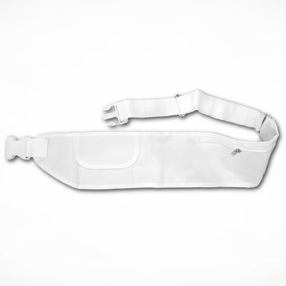 Free-Size Adjustable Ihram Belt with Phone Holder Anti Theft Travel Money Belt Waist Belt for Hajj Umrah Or Sports Belt White for Men and Women