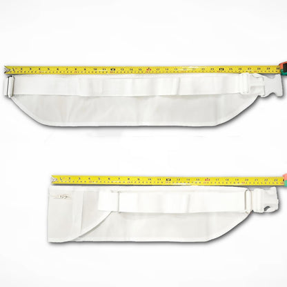 Free-Size Adjustable Ihram Belt with Phone Holder Anti Theft Travel Money Belt Waist Belt for Hajj Umrah Or Sports Belt White for Men and Women