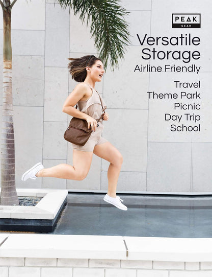 Crossbody Travel Purse with RFID Blocking Pocket and Lifetime Recovery Service. Nylon Shoulder Bag