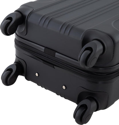 Chicago Hardside Expandable Spinner Luggage, Teal, 22" Carry-On