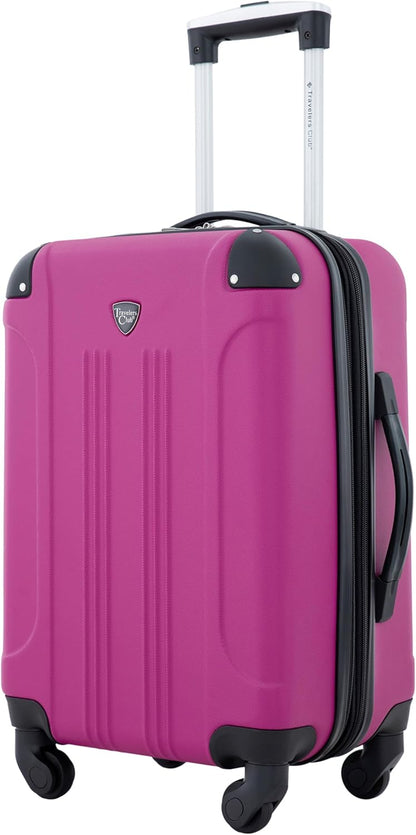 Chicago Hardside Expandable Spinner Luggage, Teal, 22" Carry-On