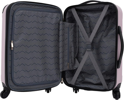 Chicago Hardside Expandable Spinner Luggage, Teal, 22" Carry-On