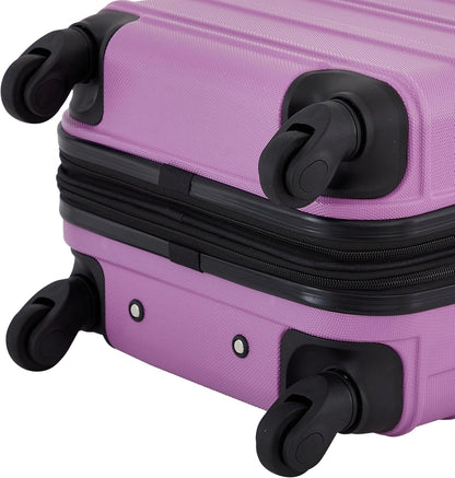 Chicago Hardside Expandable Spinner Luggage, Teal, 22" Carry-On