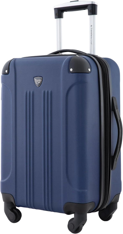 Chicago Hardside Expandable Spinner Luggage, Teal, 22" Carry-On