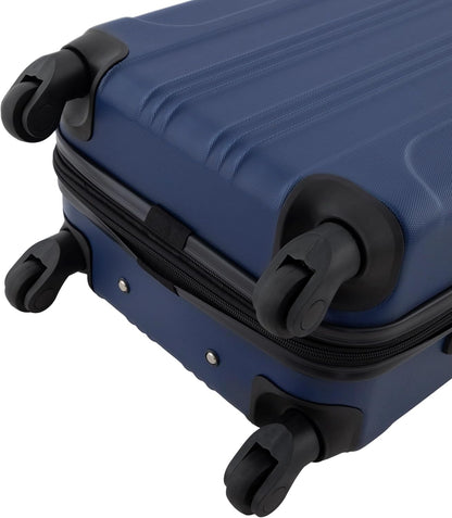 Chicago Hardside Expandable Spinner Luggage, Teal, 22" Carry-On