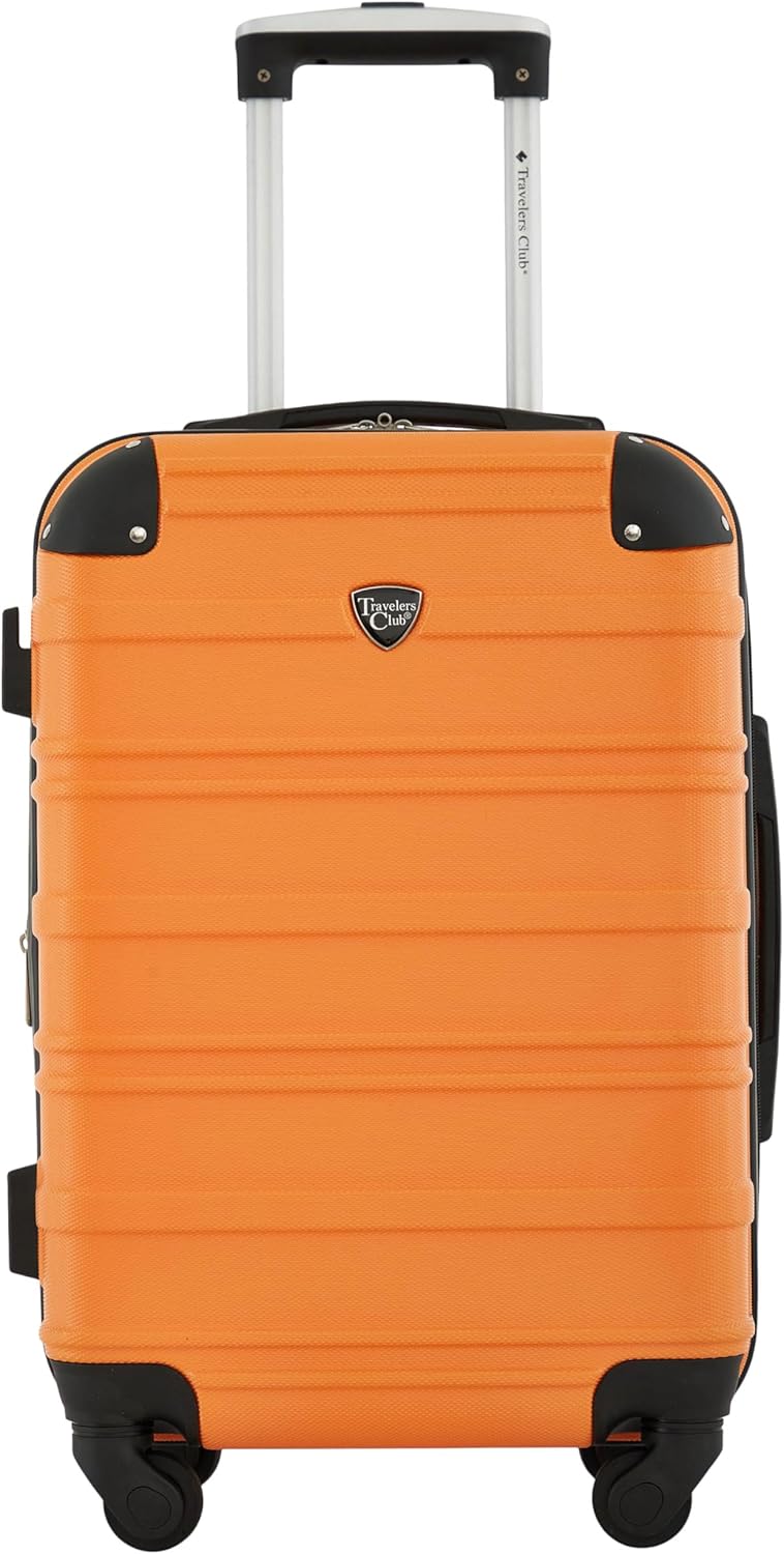 Chicago Hardside Expandable Spinner Luggage, Teal, 22" Carry-On