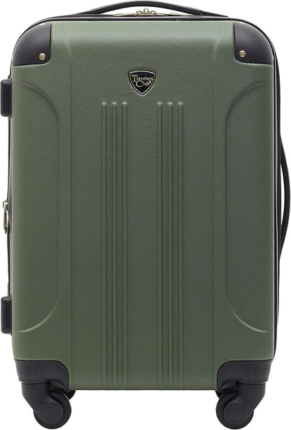 Chicago Hardside Expandable Spinner Luggage, Teal, 22" Carry-On