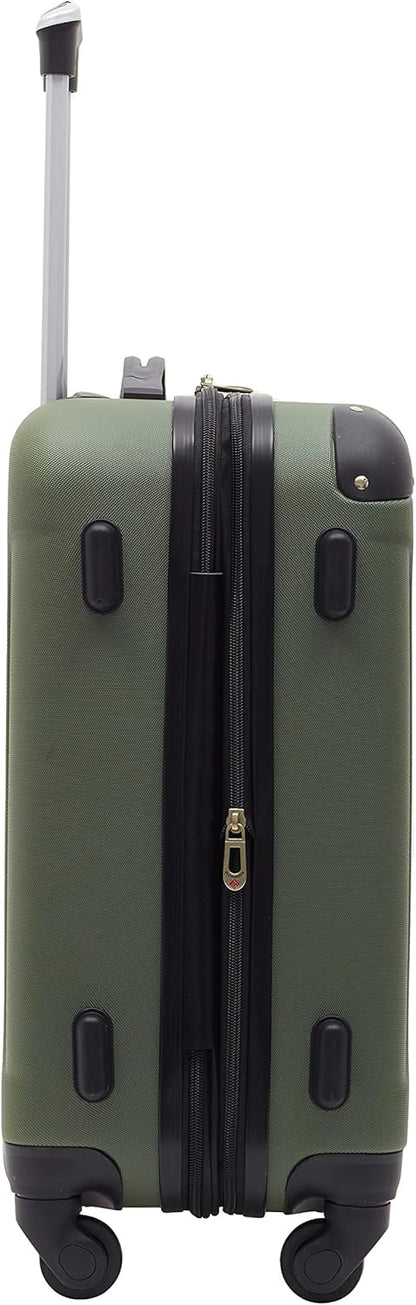Chicago Hardside Expandable Spinner Luggage, Teal, 22" Carry-On