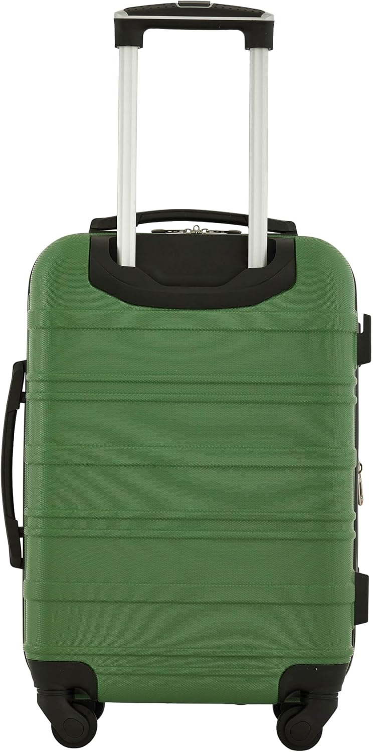 Chicago Hardside Expandable Spinner Luggage, Teal, 22" Carry-On