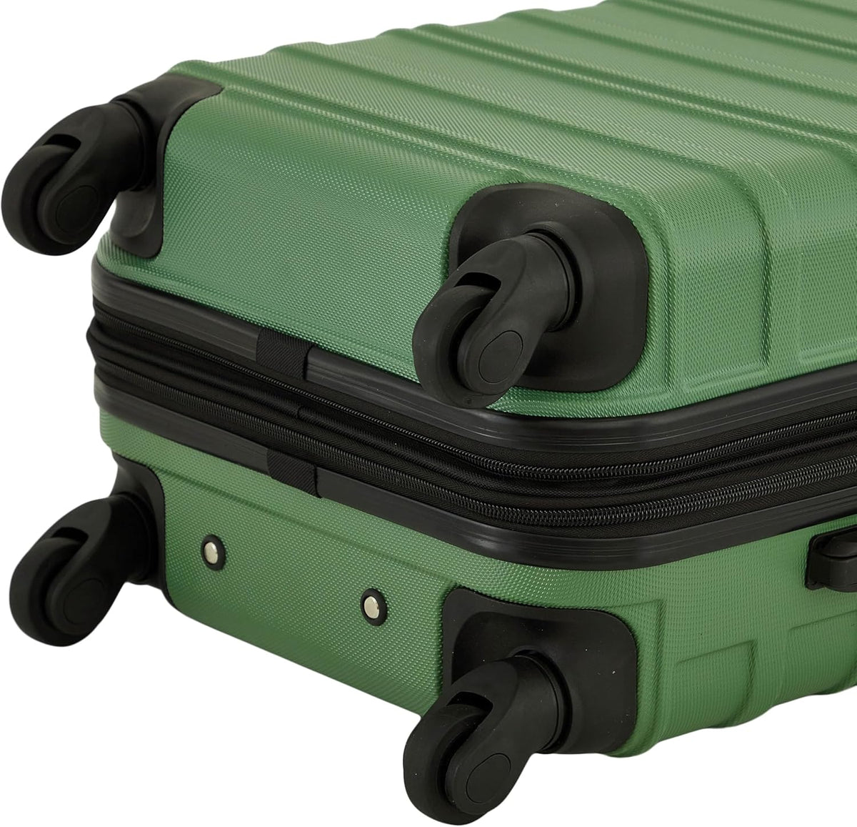 Chicago Hardside Expandable Spinner Luggage, Teal, 22" Carry-On