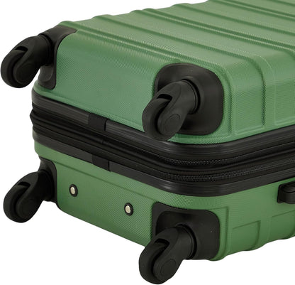 Chicago Hardside Expandable Spinner Luggage, Teal, 22" Carry-On