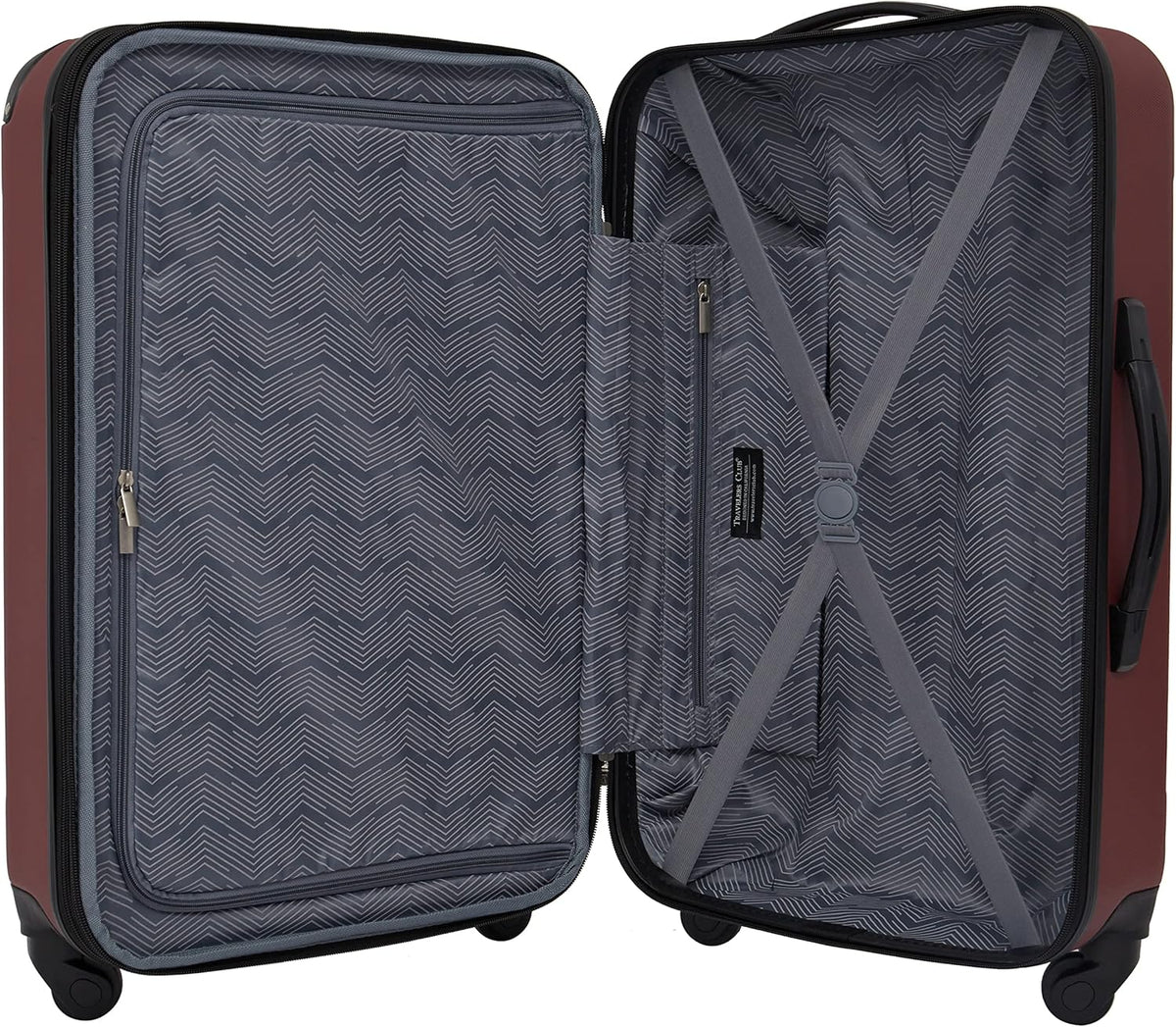 Chicago Hardside Expandable Spinner Luggage, Teal, 22" Carry-On