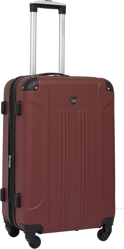 Chicago Hardside Expandable Spinner Luggage, Teal, 22" Carry-On