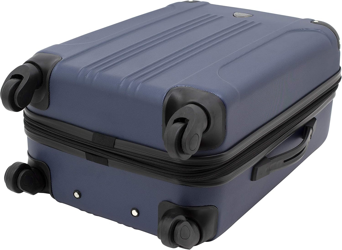 Chicago Hardside Expandable Spinner Luggage, Teal, 22" Carry-On