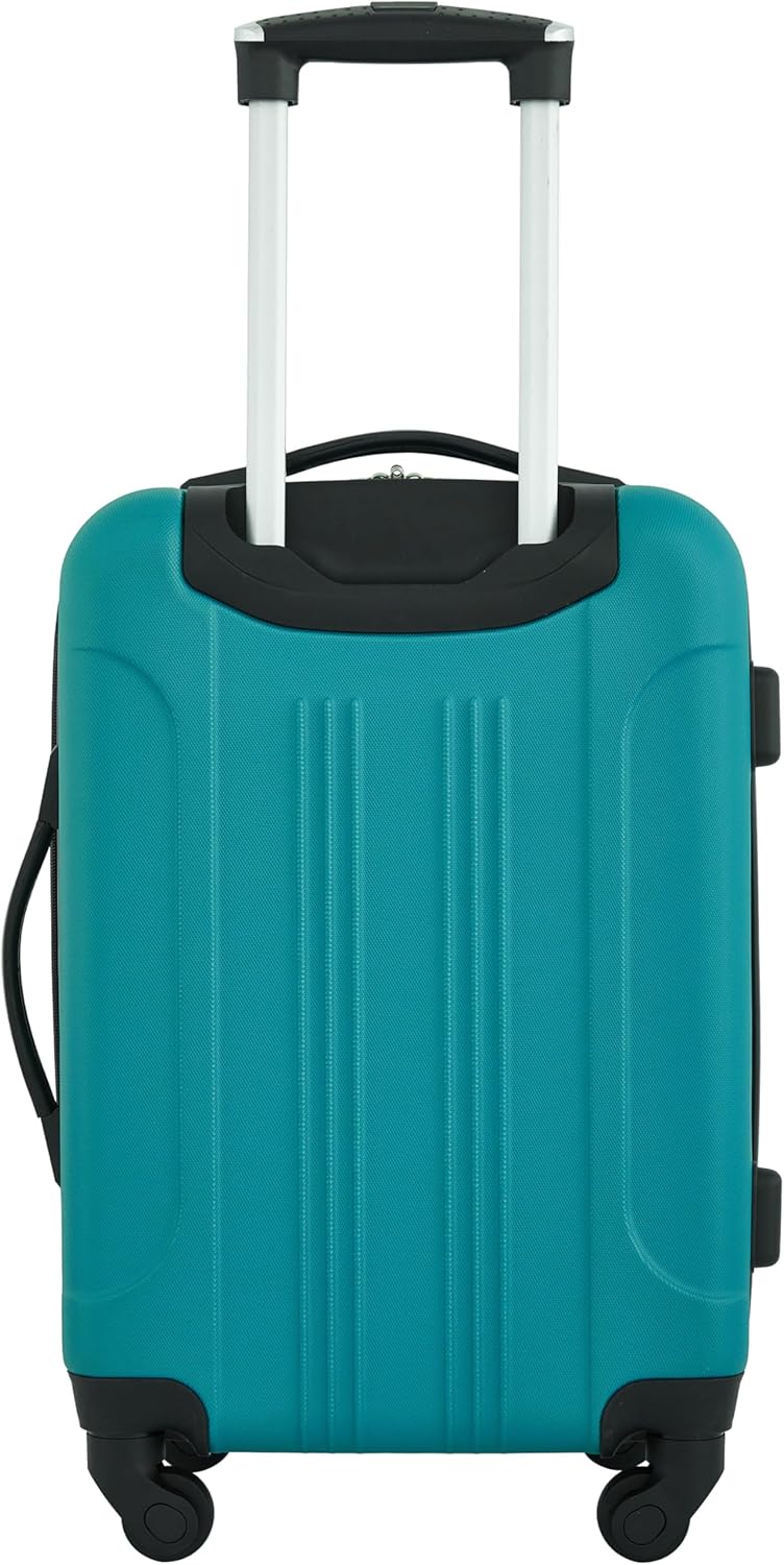 Chicago Hardside Expandable Spinner Luggage, Teal, 22" Carry-On