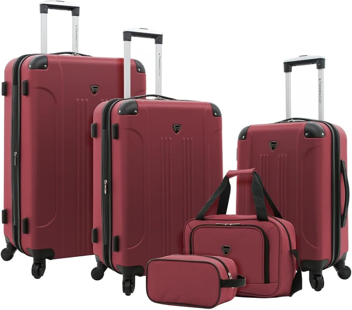 Chicago Hardside Expandable Spinner Luggage, Teal, 22" Carry-On